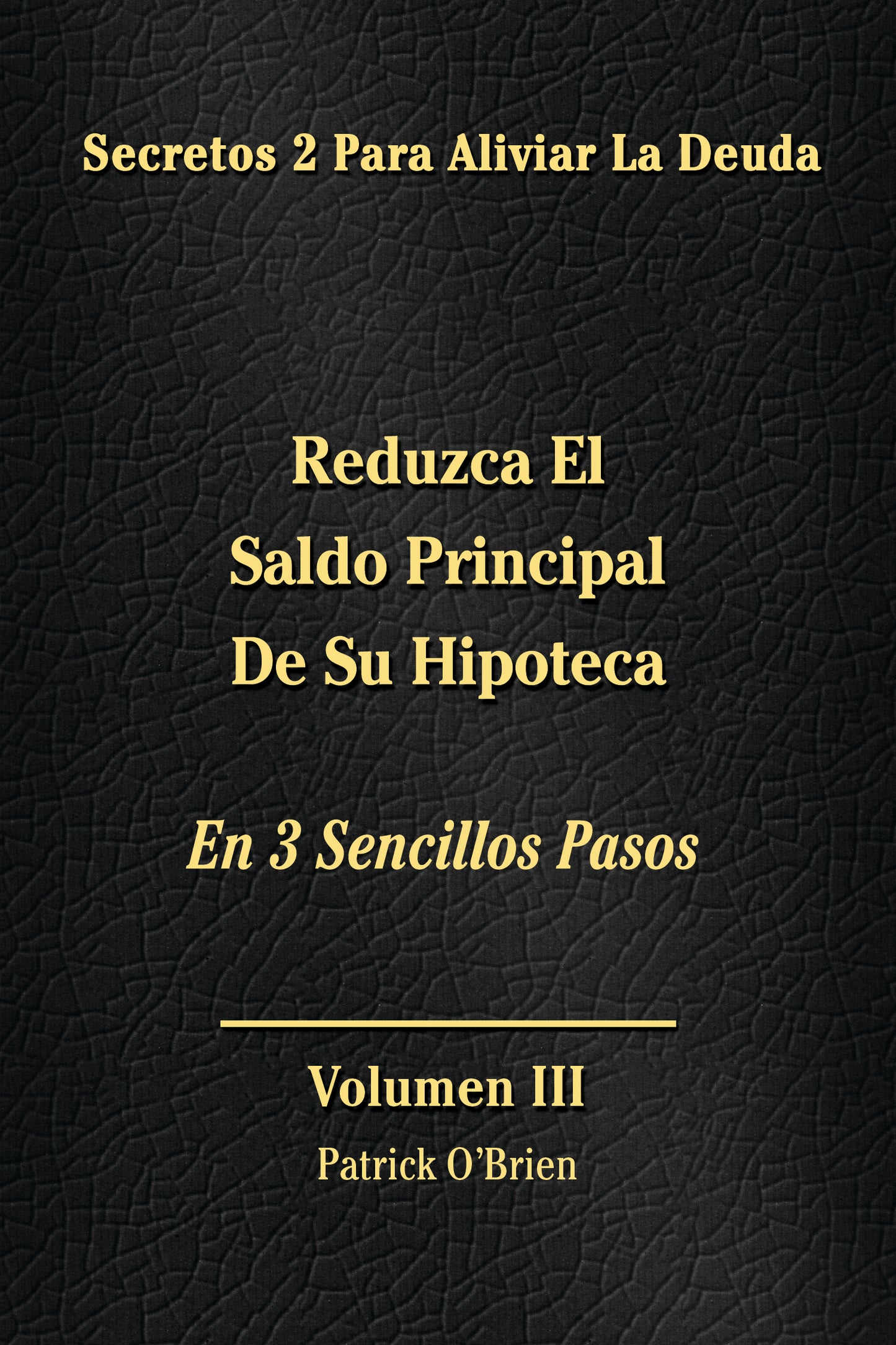 Secretos Para El Alivio De La Deuda Volumen III: Reduzca El Saldo Principal De Su Hipoteca En 3 Sencillos Pasos